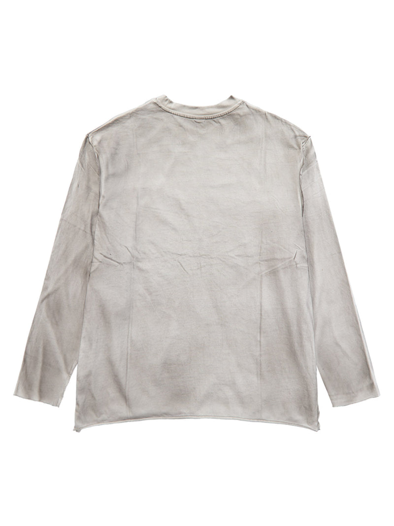 Washed Edge Long Sleeve T-shirt