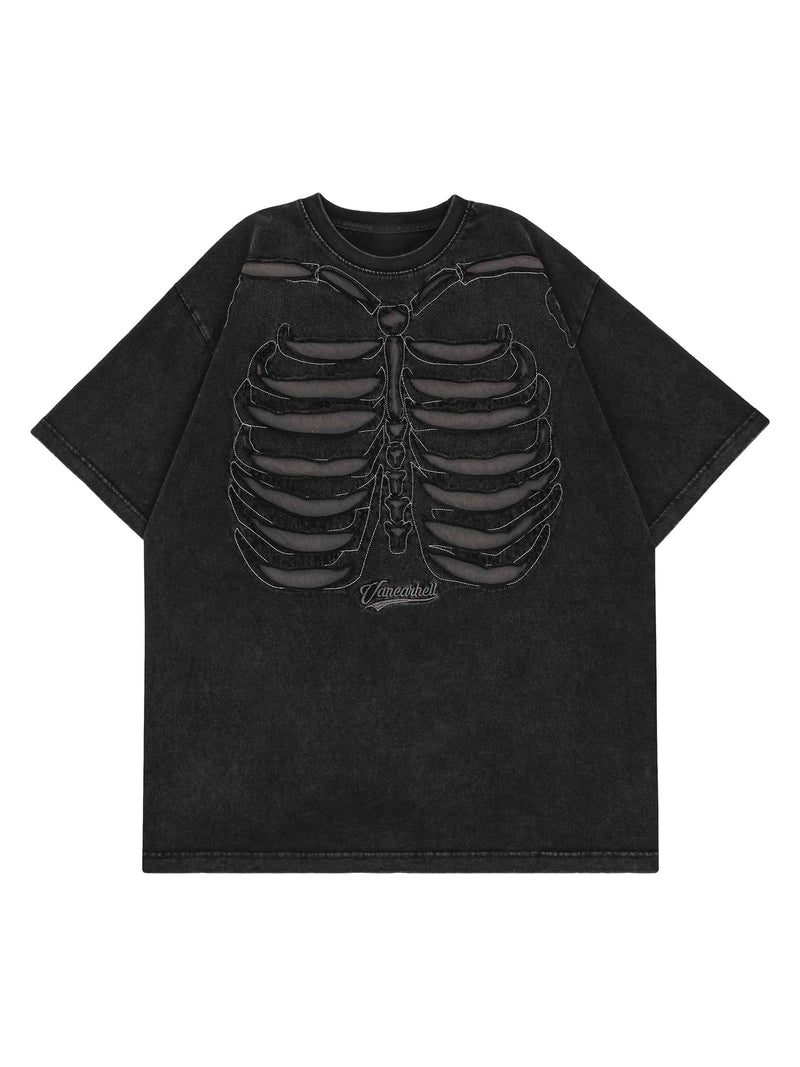 Dark Bones Washed Short-sleeved T-shirt