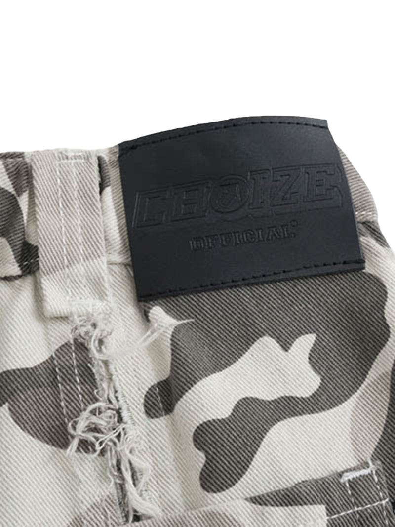 Camouflage Multi-pocket Camo Cargo Pants