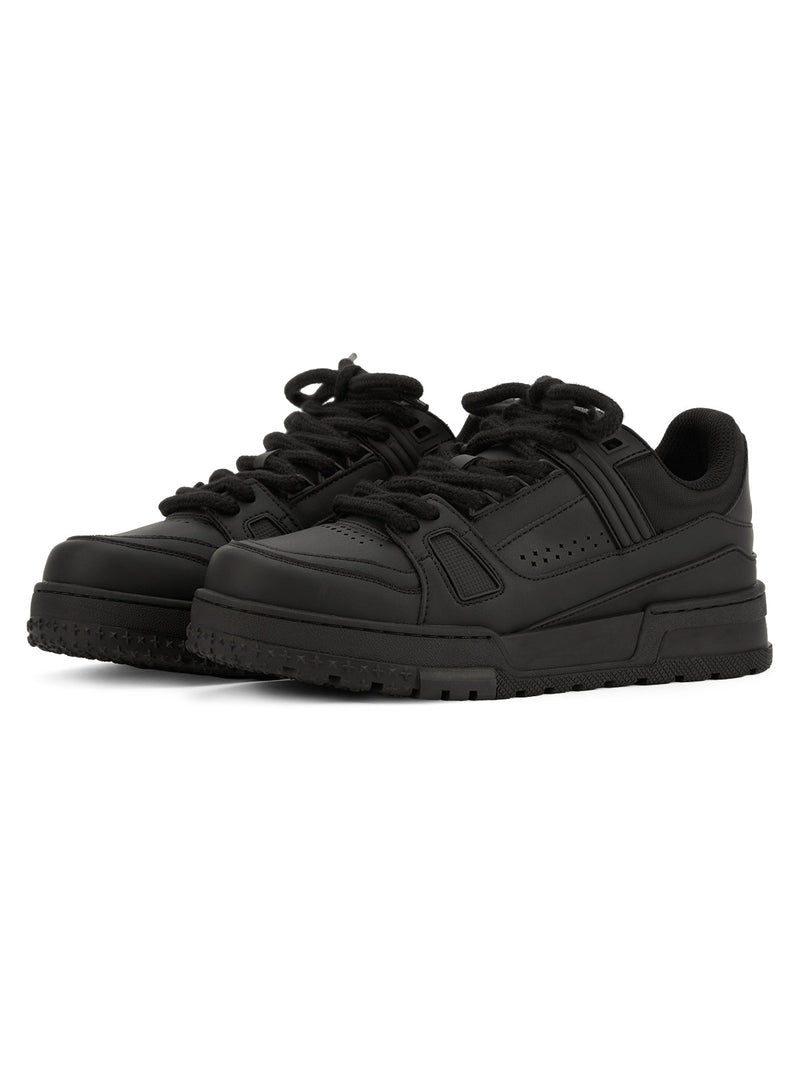 Black Warrior Street Rap Sneakers