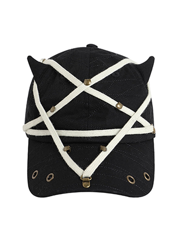 Star Washed Denim Baseball Cap