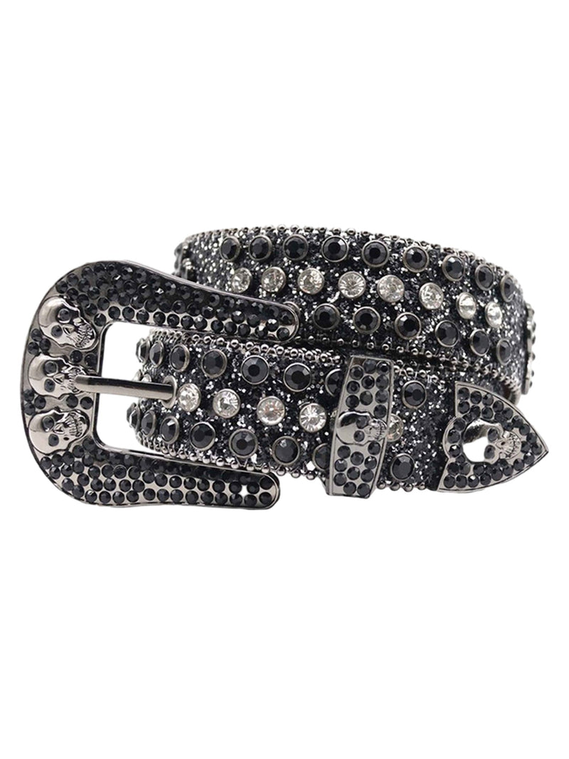 Rhinestone Beaded Belt