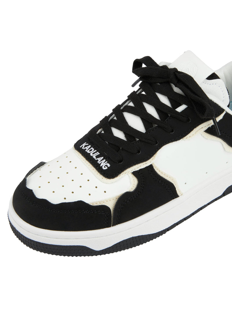 High Street Black And White Board Casual Shoes