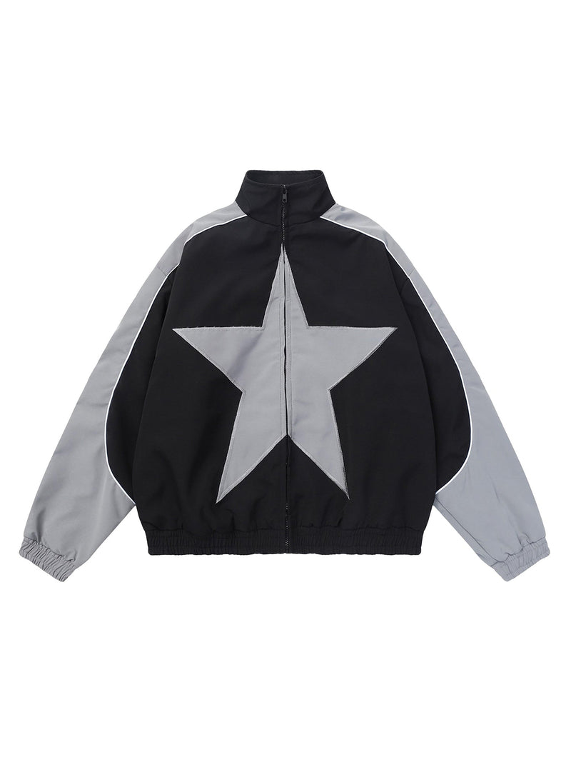 Pentagram Embroidered Jacket