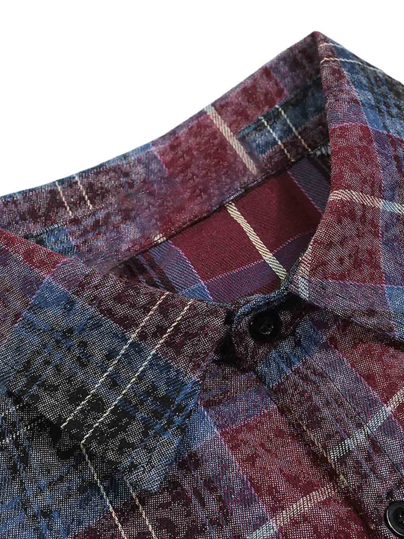 High Street Ripped Patchwork Shirt