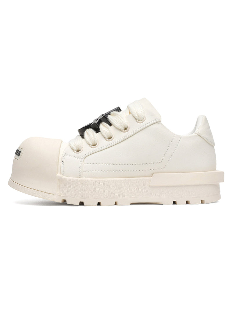 Monochrome Chunky Tread Sneakers