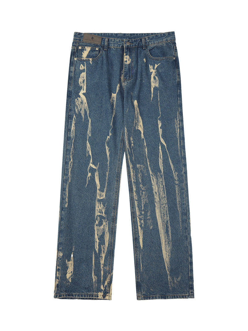 Lightning Flying Tie-Dye Hip-Hop Jeans