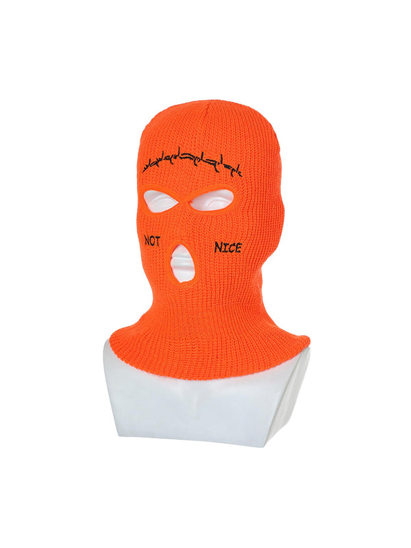 Retro Hip-hop Fun Knitted Balaclava