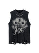 Love Cross Street Rap Sleeveless Vest