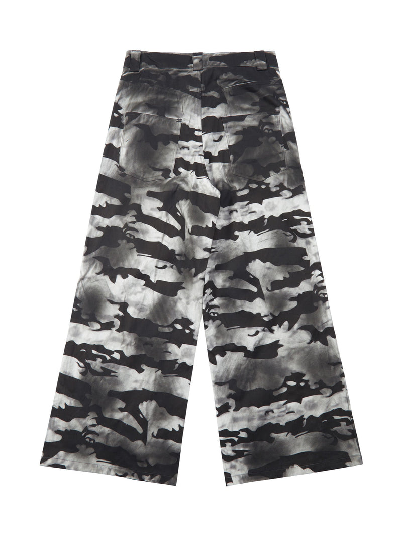 Tie-Dye Baggy Snow Camouflage Pants