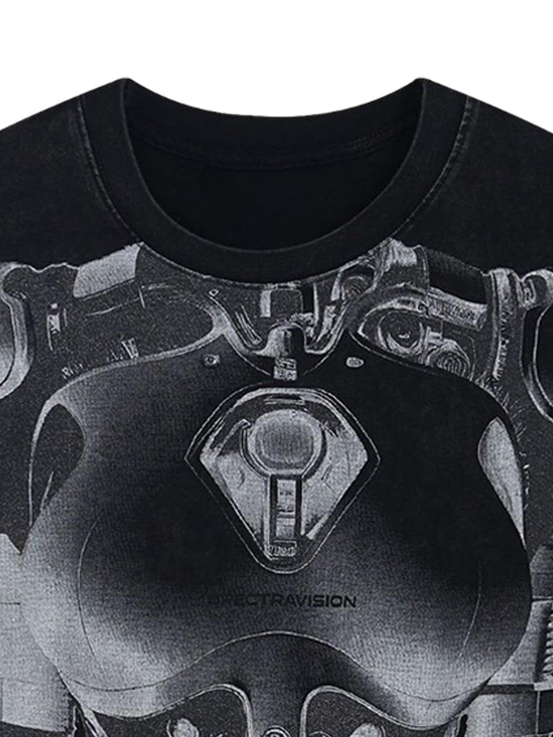 Street Robot Cyberpunk T-shirt