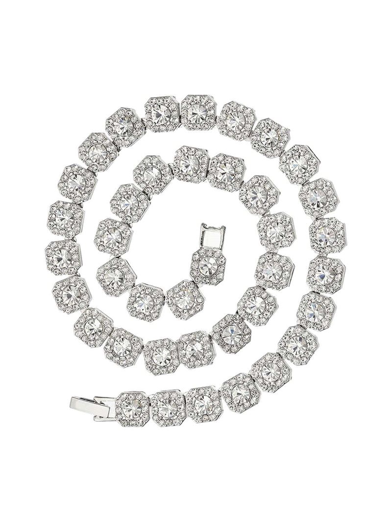 Round Diamond Cuban Necklace