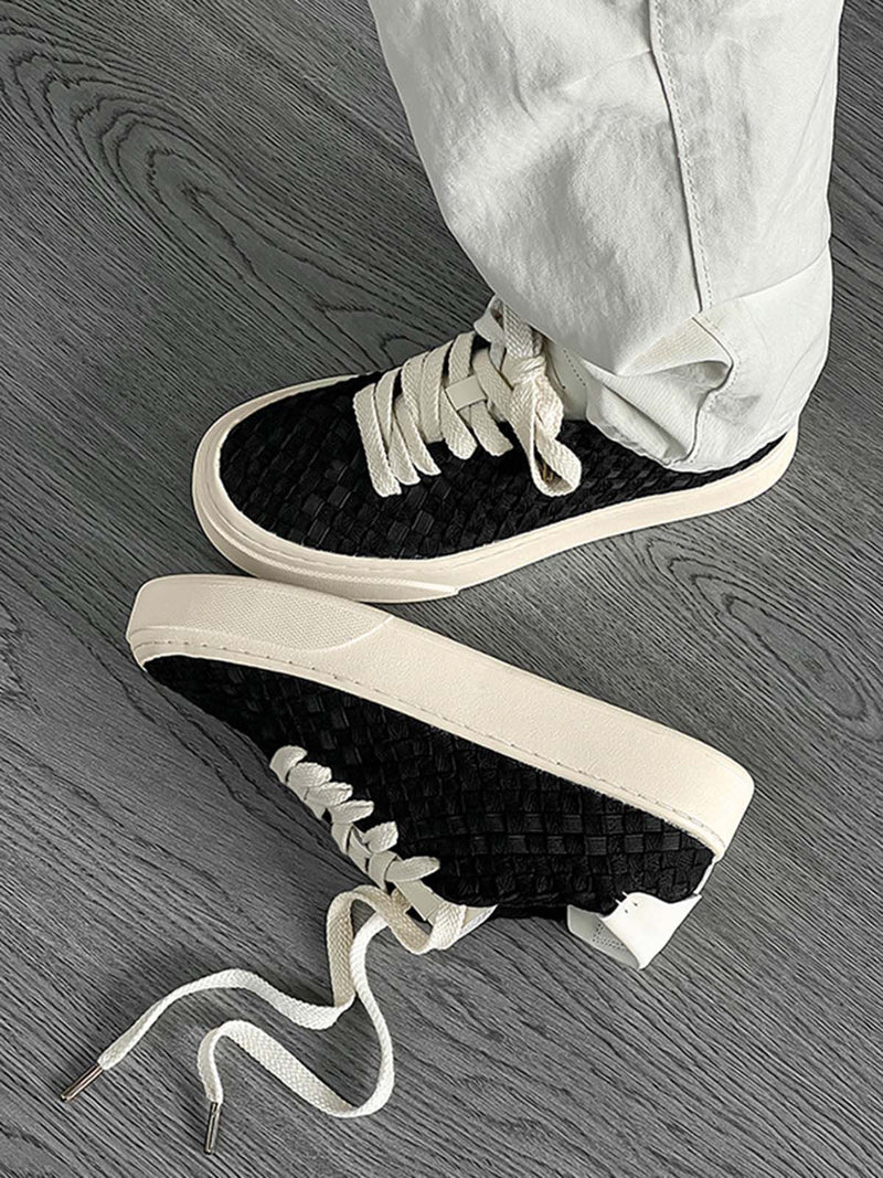 Woven Breathable Canvas Sneakers