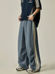 Wide-Leg Triple Stripe Athletic Pants