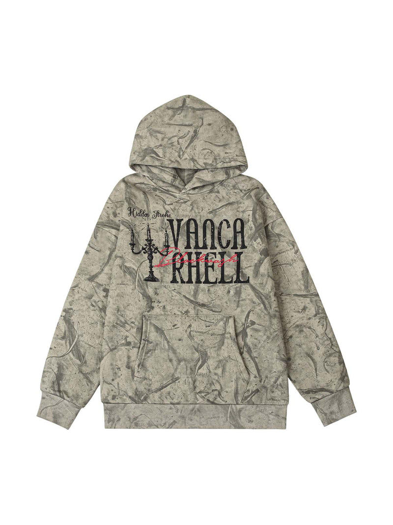 Camouflage Pullover Fleece Hoodie