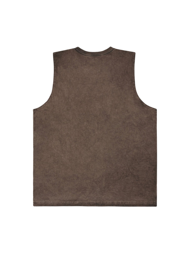 High Street Hip Hop Print Vest