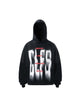 Gradient Blur Letter Hoodie