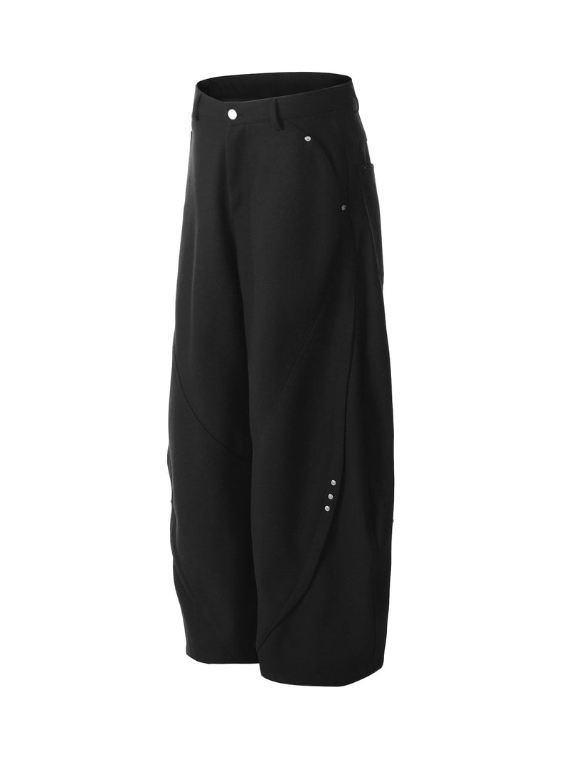 Retro Unisex Barrel Baggy Pants