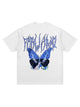 Vintage Butterfly Print Loose T-shirt