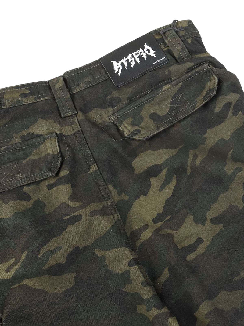 Wasteland Style Camouflage Baggy Cargo Pants