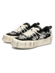 Double Laces Platform Canvas Sneakers