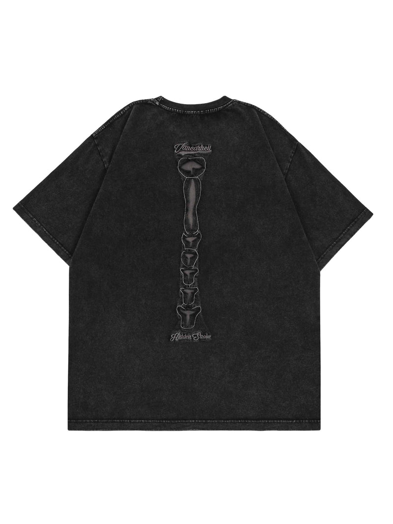 Dark Bones Washed Short-sleeved T-shirt