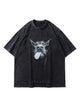 Retro Hip-hop Doberman Print T-shirt