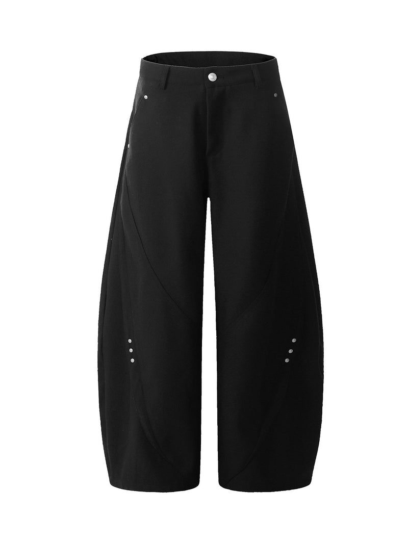 Retro Unisex Barrel Baggy Pants