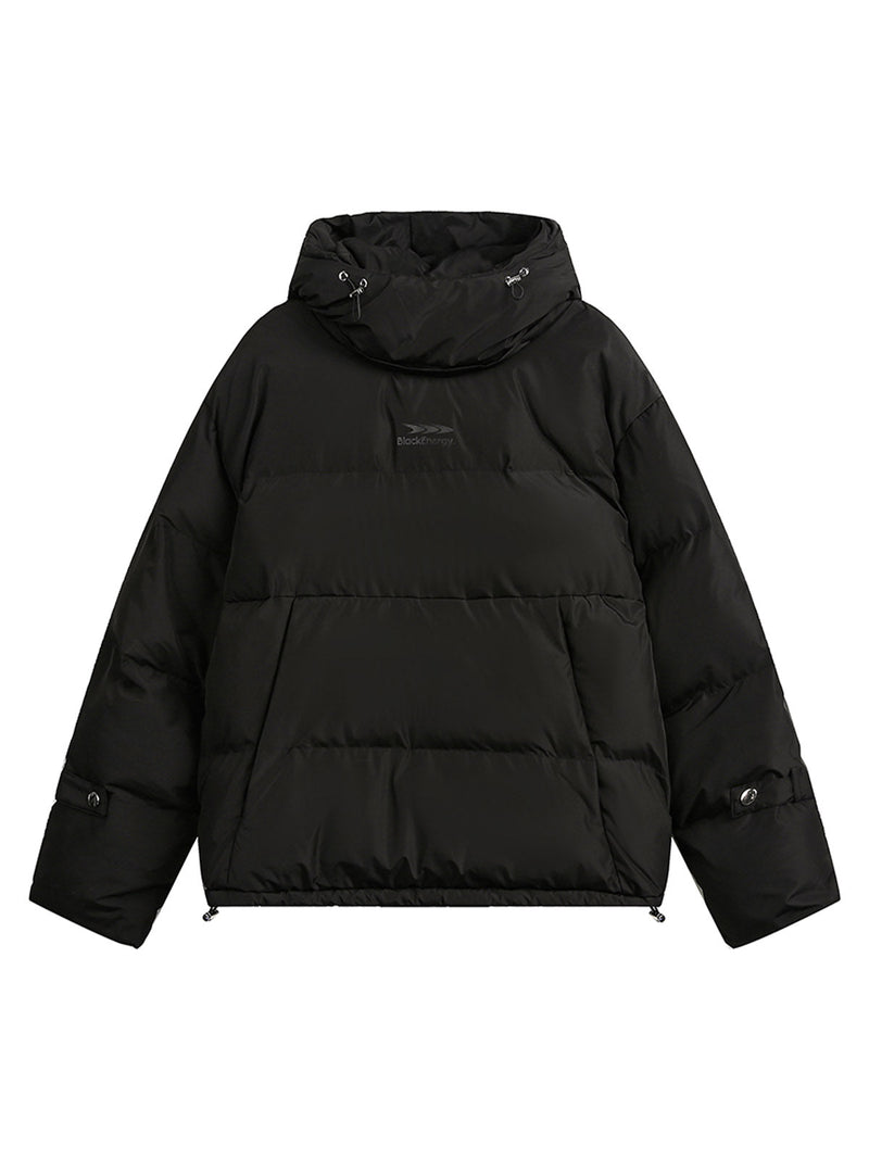 Stand Collar Hooded Puffer Jacket