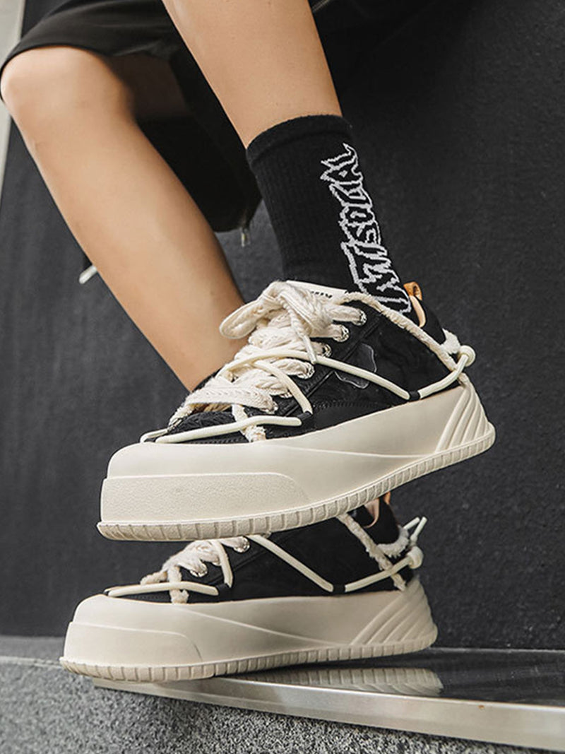 Canvas Paper Plane Street Rap Sneakers