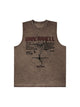 High Street Hip Hop Print Vest