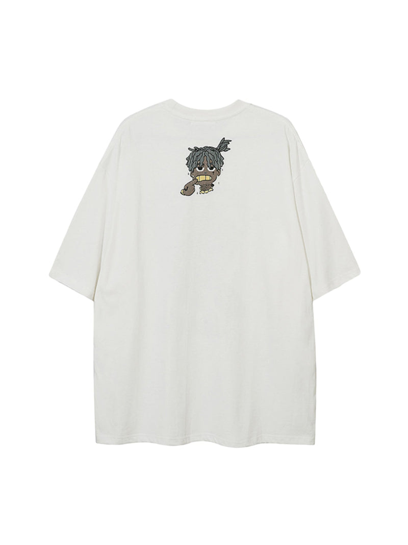 Cartoon Foam Loose T-Shirt