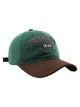 Retro Colorblocked Monogrammed Embroidered Cap