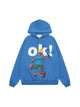 Skateboard Character Printed Hoodie