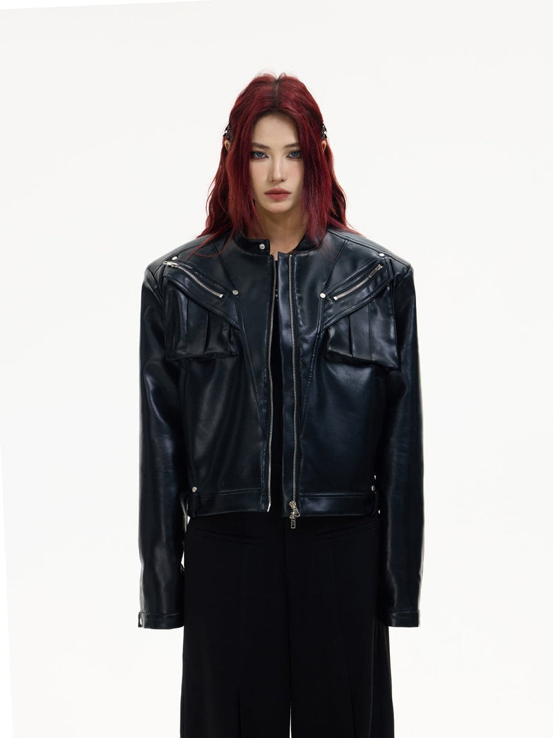 Rebel Studded Moto Jacket - chiclara