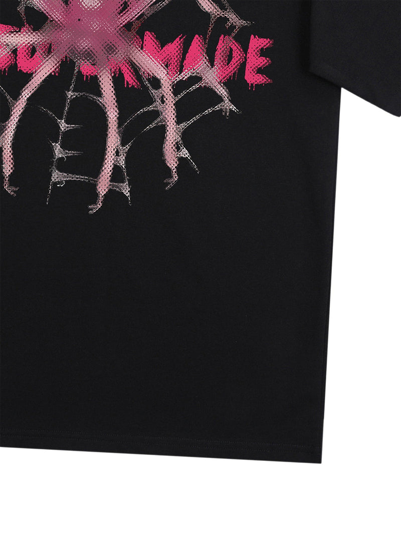 Pink Diamond Spider Hip Hop T-shirt