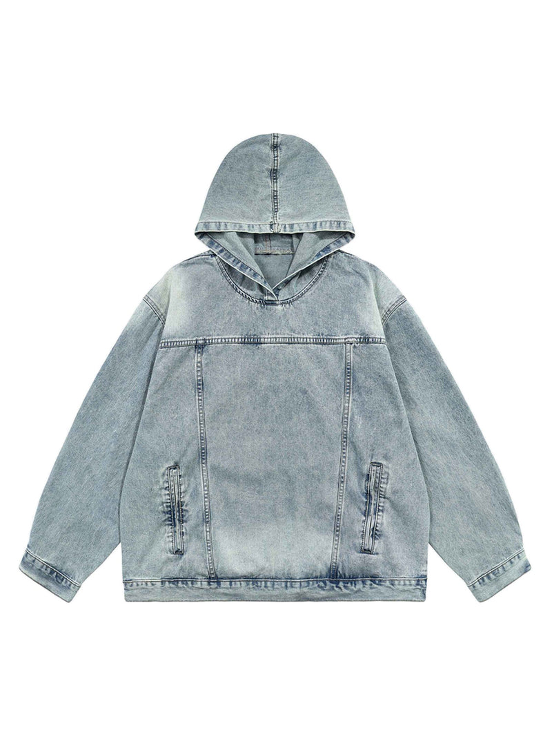 Worn Denim Hoodie