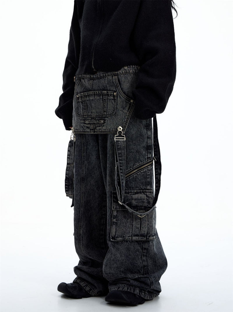 Unisex Denim Jeans Overall - chiclara