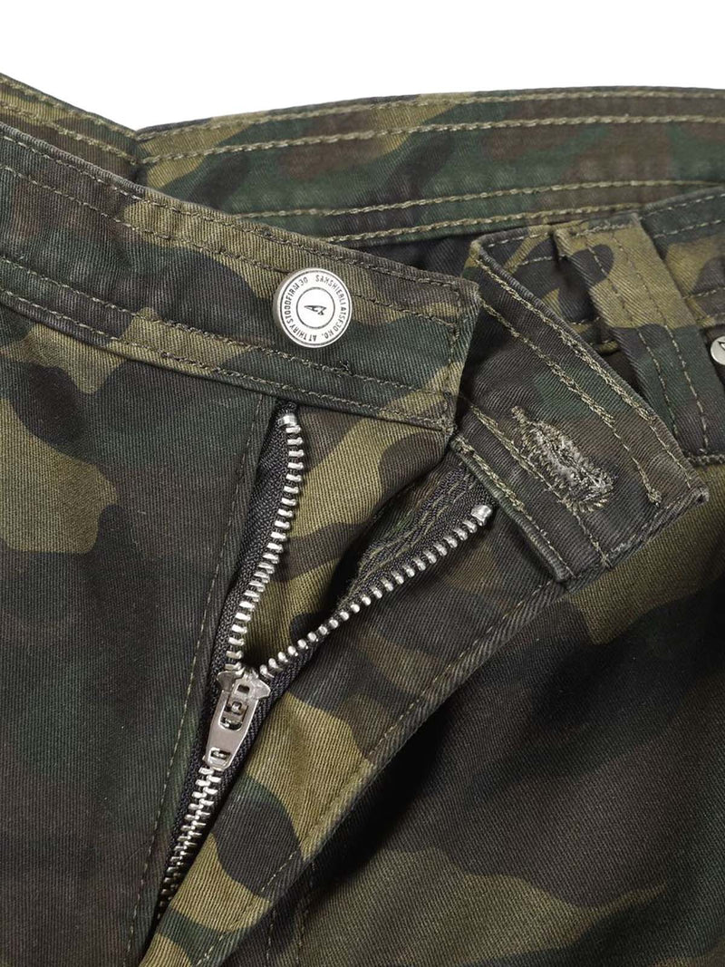 Wasteland Style Camouflage Baggy Cargo Pants