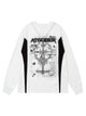 Star Necklace Cross Graphic Long Sleeve T-shirt