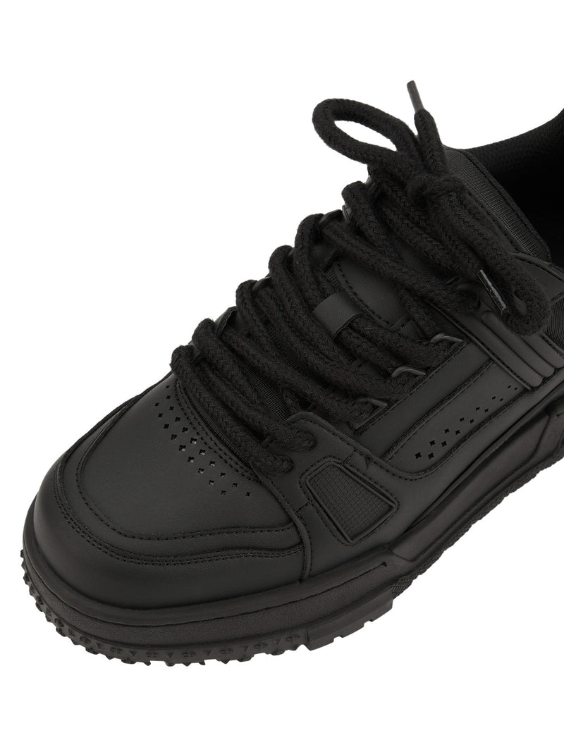 Black Warrior Street Rap Sneakers