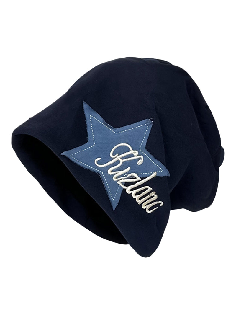 Star Embroidered Wrap Hat