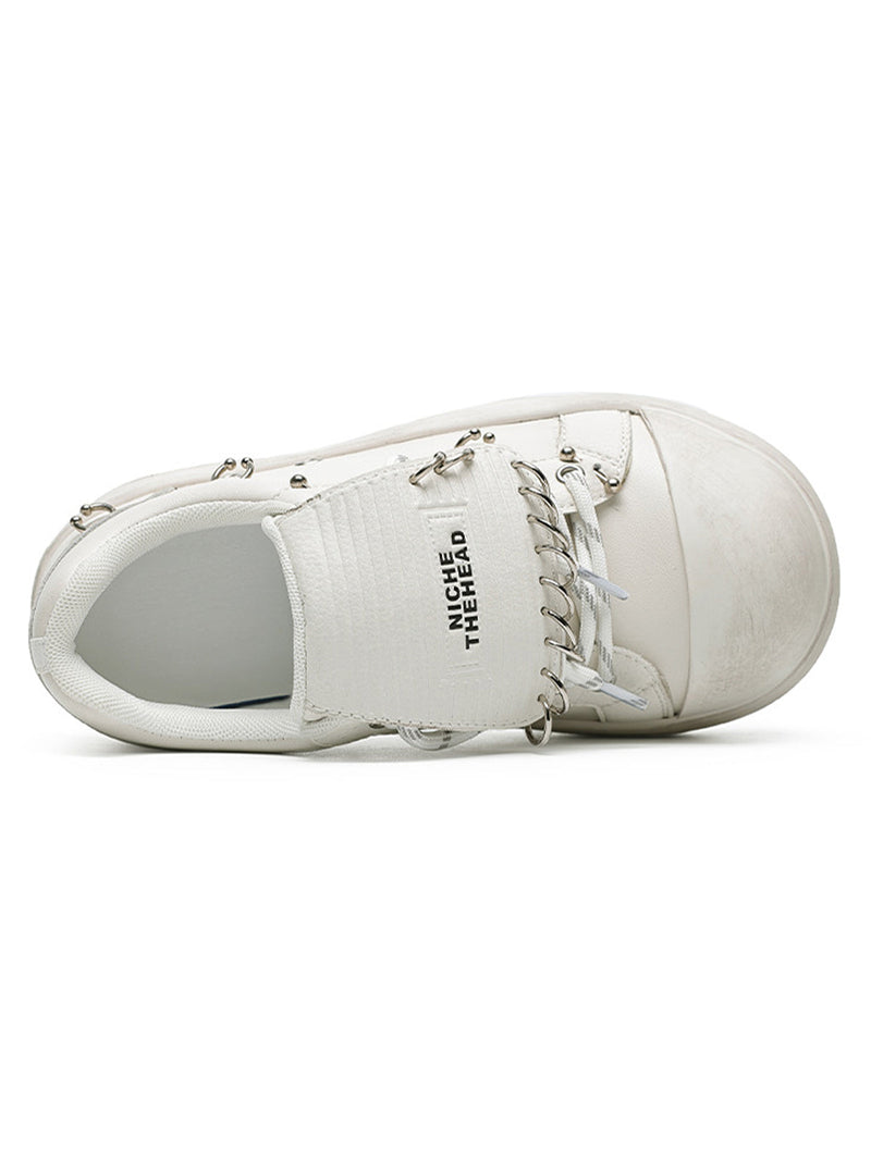 Punk Metal Ring Platform Sneakers