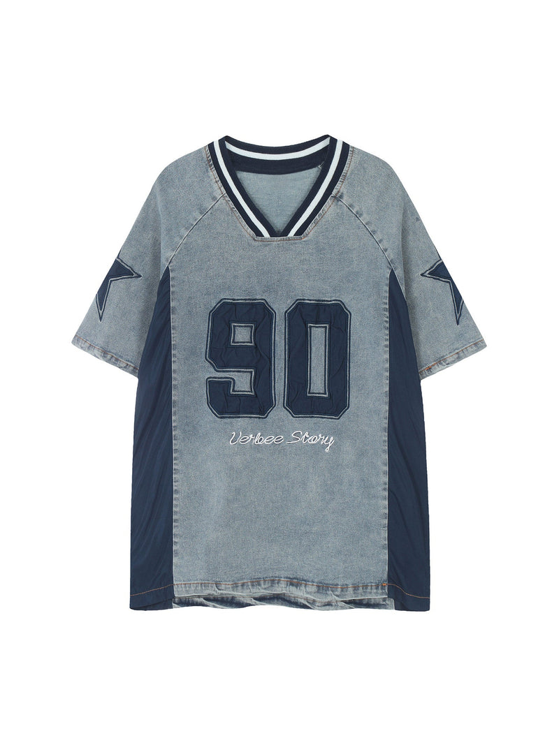 Hight Street Washed Patchwork T-shirt