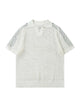 Knitted Short Sleeve Polo Sweater