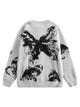 Butterfly Cardigan Zip Up Sweater