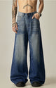 Ombre Fade Ultra-Wide Leg Vintage Denim Jeans