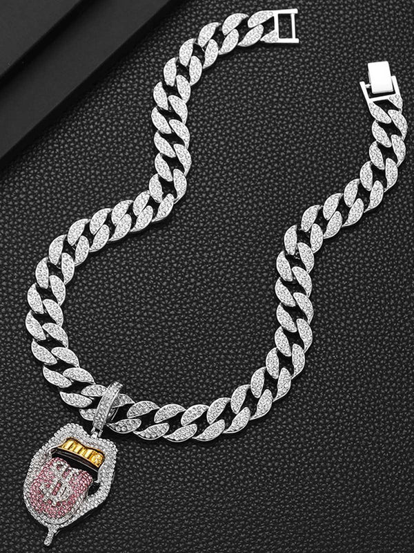 Hip Hop Diamond Tongue Cuban Necklace