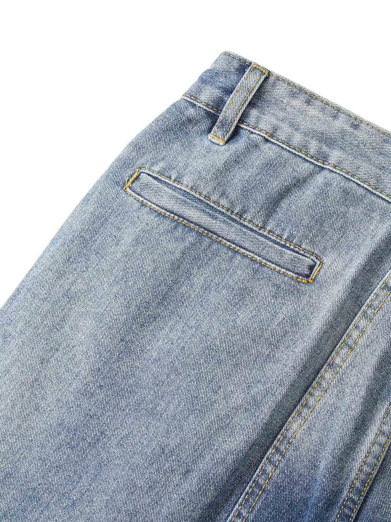 Homemade Large Pocket Cargo Jeans