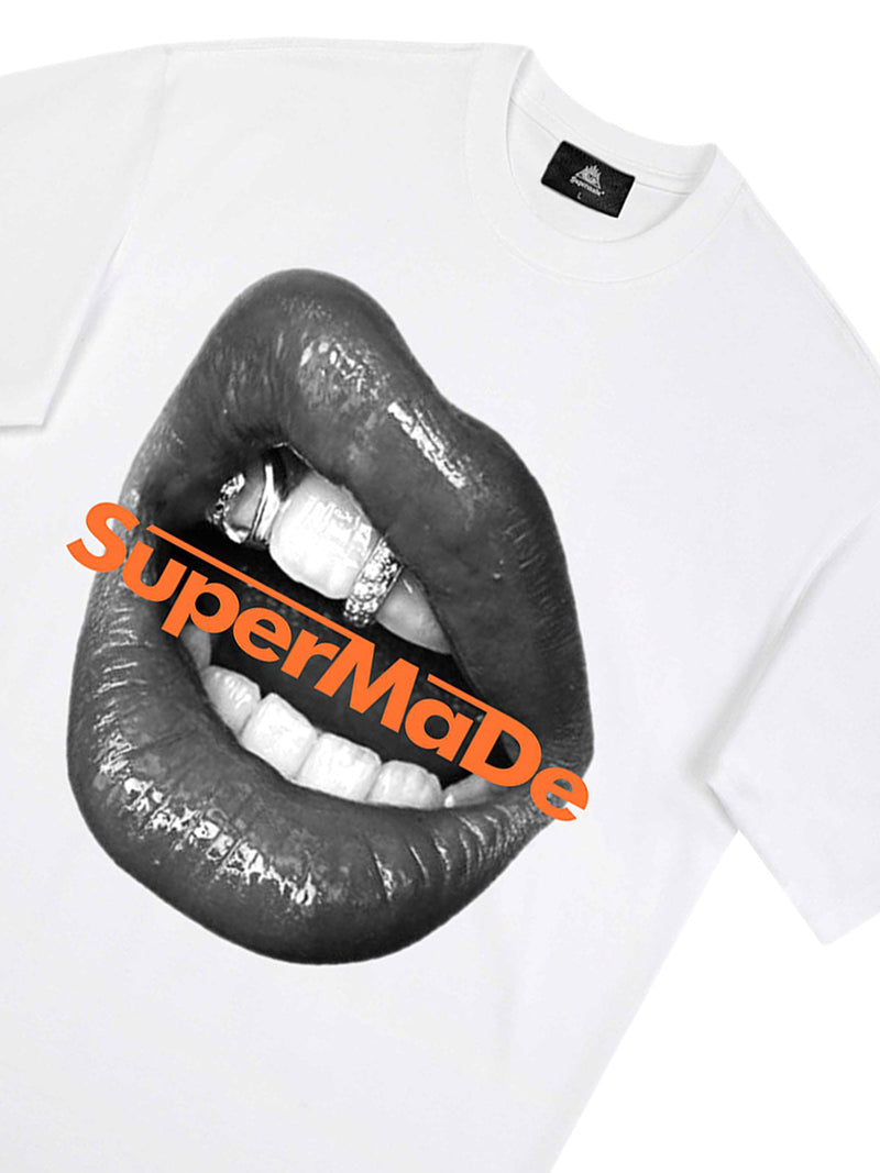 Lips Print Short Sleeve T-shirt